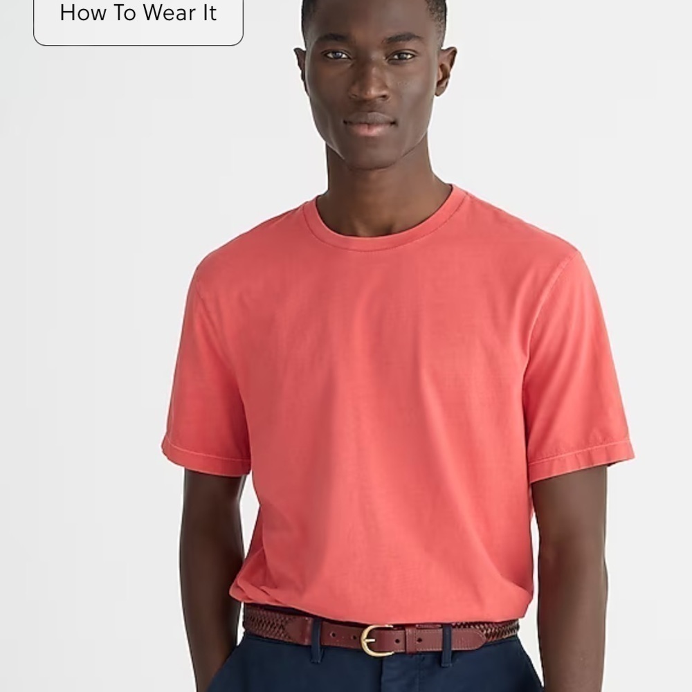 NWOT j crew sun baked rose Broken-in T-shirt